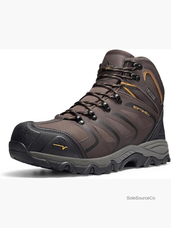 Steel Toe Waterproof Work Boots Men\'s Safety Construction Lace-Up Ankle main image 7
